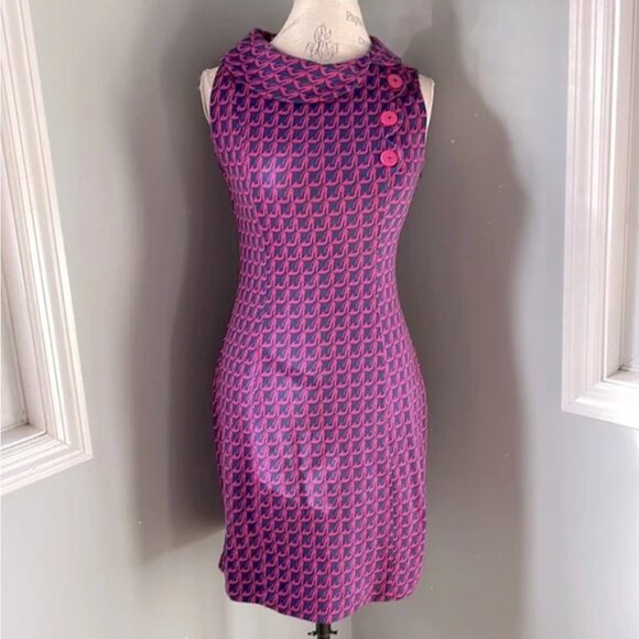 Lilly Pulitzer stretch vintage look shift dress EUC size S - Picture 1 of 7